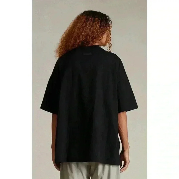 Fear of God Essentials Jet Black T-Shirt - Picture 3 of 4